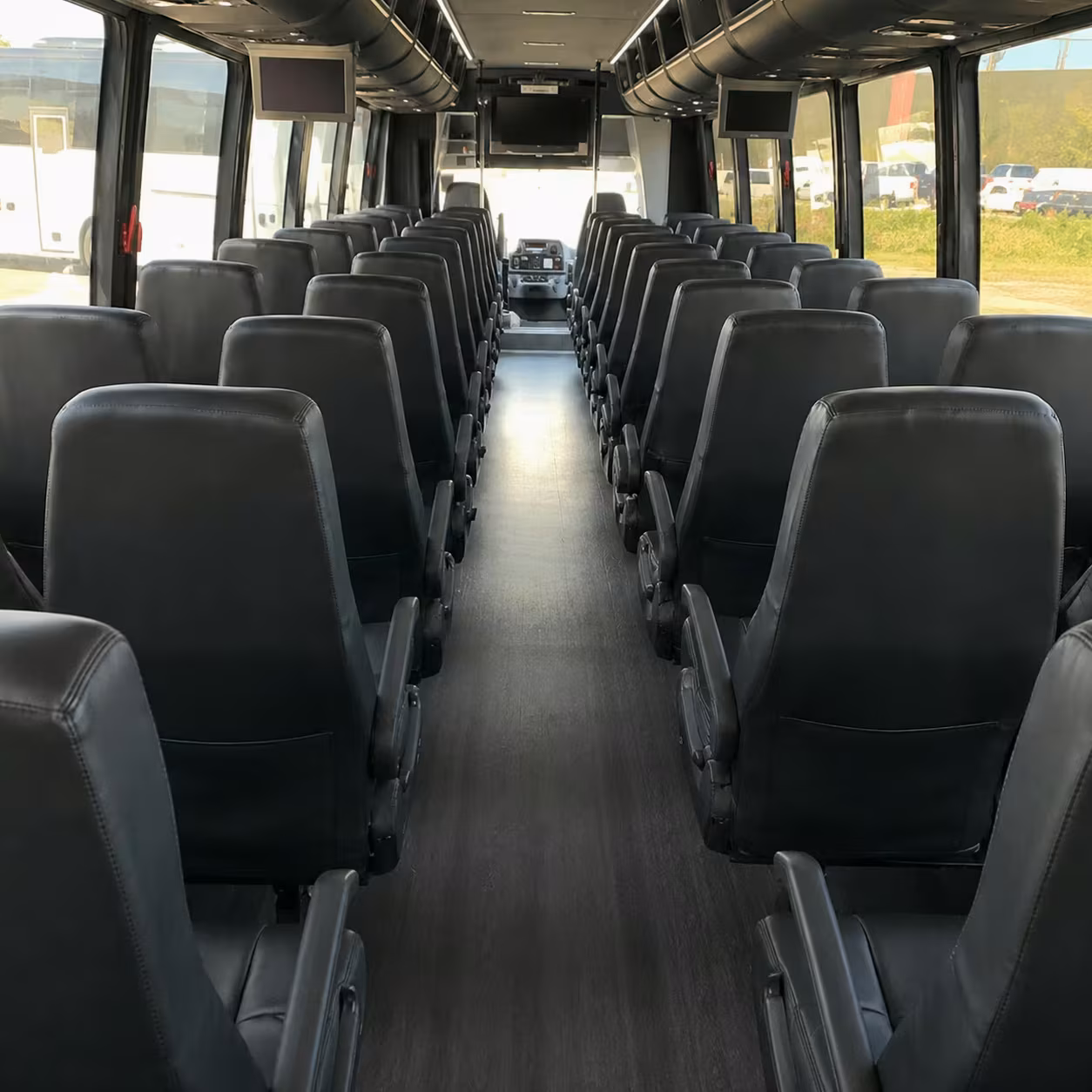 28 passenger minibus interior
