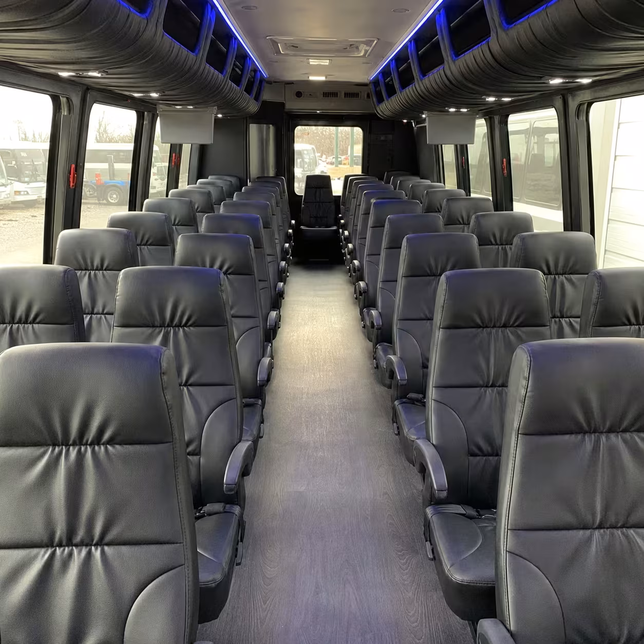 30 passenger minibus interior