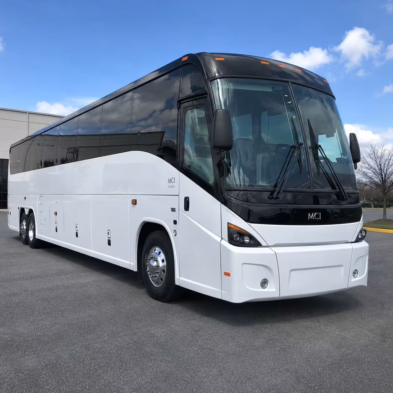 quincy charter bus rental exterior