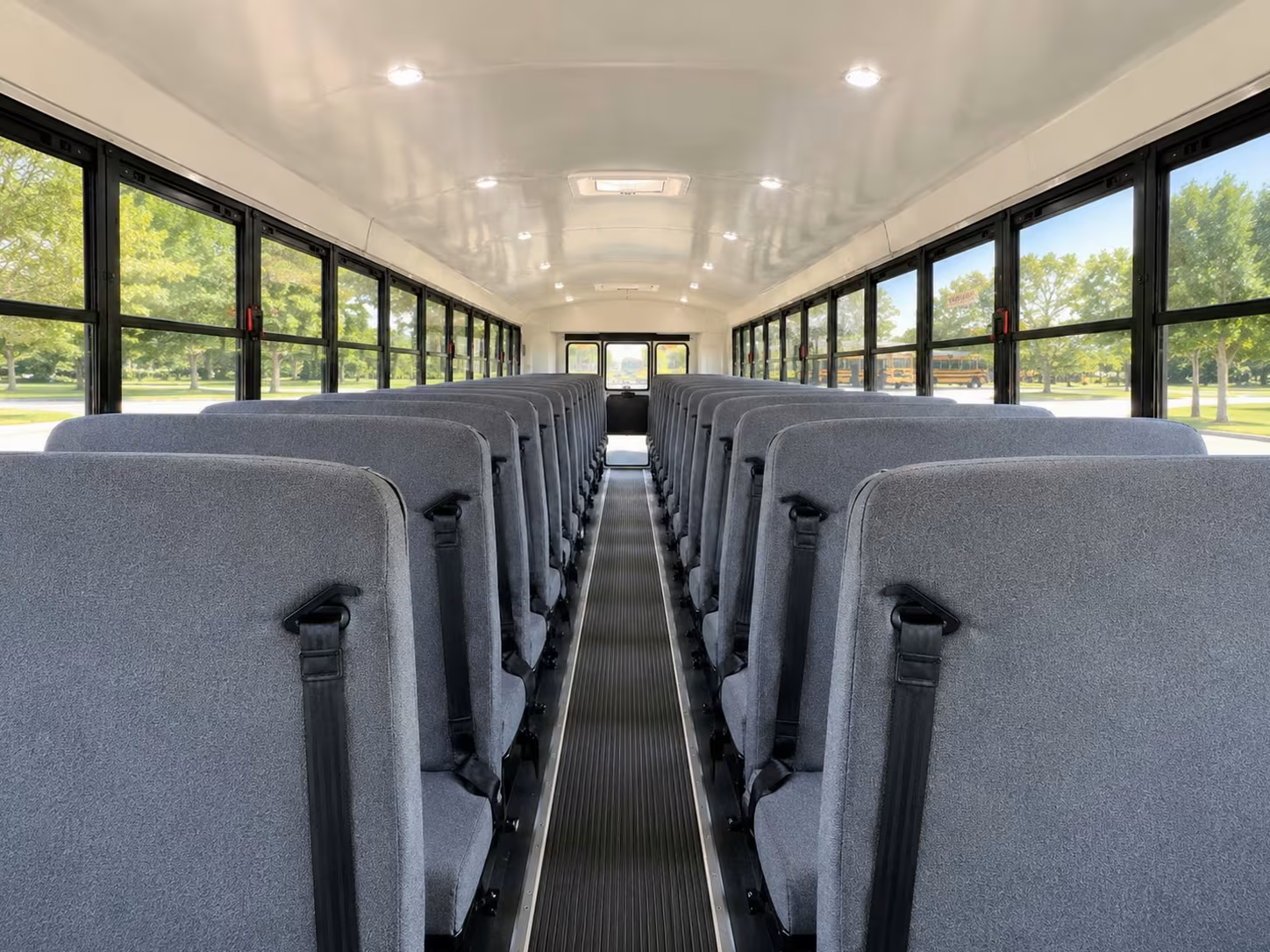 school bus interior