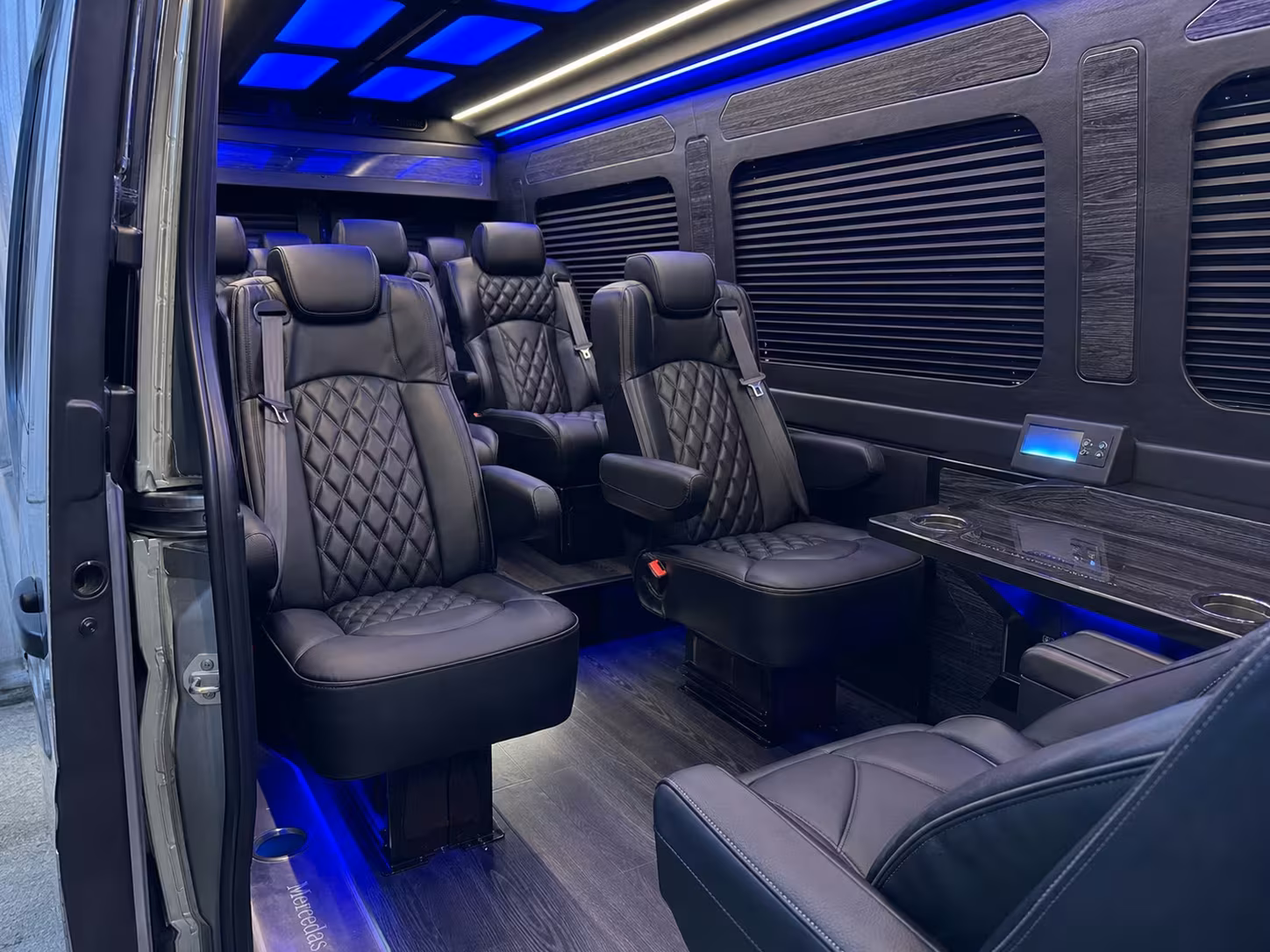 sprinter van transportation for groups and events across quincy